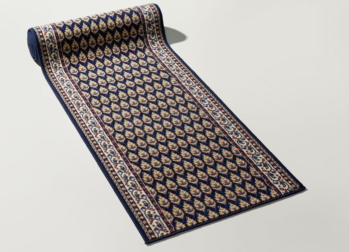 L&auml;ufer in Wunschl&auml;nge BLAU