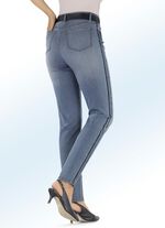 Jeans mit angesagtem Galonstreifen JEANSBLAU
