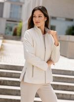 Jacke mit Reißverschlusstaschen CREME