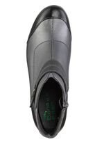 ELENA EDEN, elegante Damen-Stiefeletten, Weite G, mit herausnehmbarem Fu&szlig;bett ALTSILBER-SCHWARZ