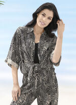 Laurina Bluse mit kurzen Ärmeln 