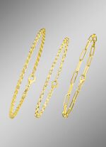 Schmuckset, 3-teilig, aus drei Armb&auml;ndern 