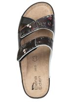 ELENA EDEN, klassische Damen-Pantoletten, Weite G, mit Klettverschluss 