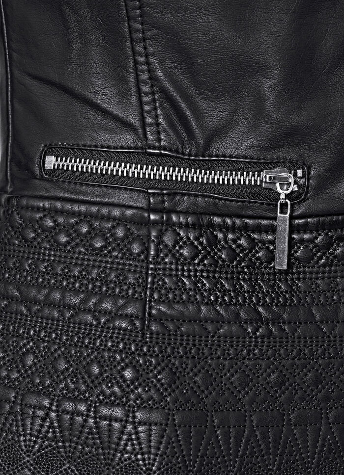 Blazer mit toniger Stickerei 