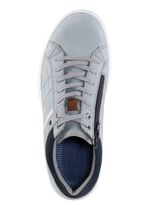 GINO GALANTE Schn&uuml;rschuh aus Nubukleder mit Kontrastbes&auml;tzen 