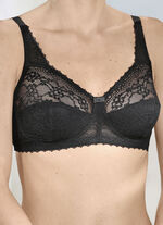 Susa BH mit h&uuml;bscher Elastikspitze SCHWARZ