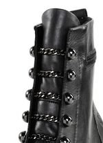 Remonte Stiefelette mit trendigen Zierketten in Schn&uuml;r-Optik 