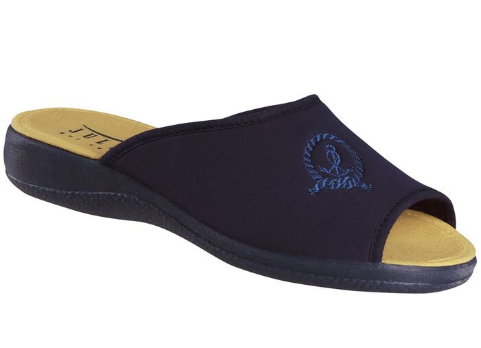 Atmungsaktive Stretch-Pantolette BLAU