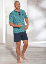 Shorty mit Knopfleiste und Brusttasche  