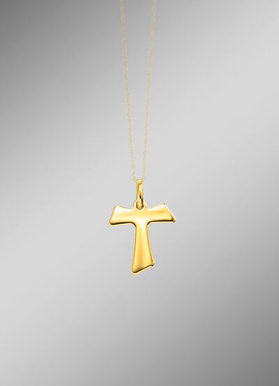 Eleganz in jeder Hinsicht: Der Kreuz-Tau-Anh&auml;nger 