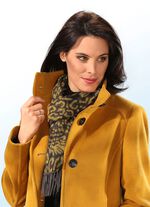 Schal mit Raubtierfell-Dessin 