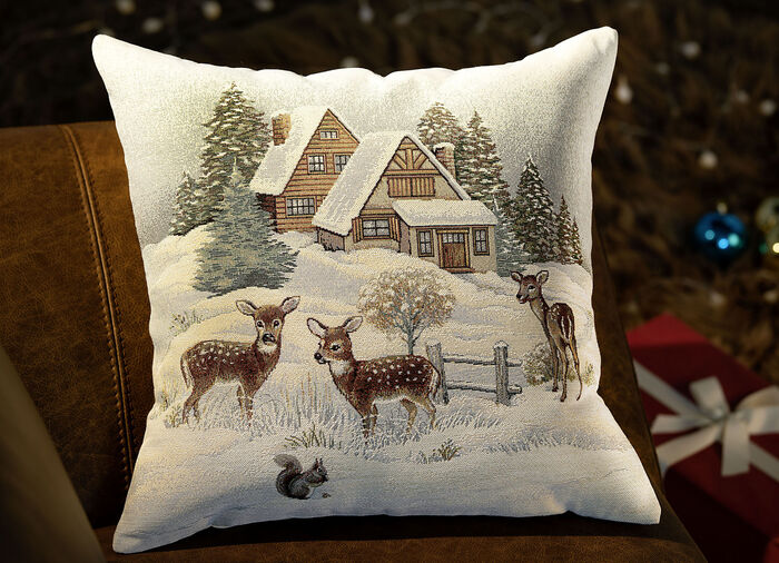 Kissenbezug Rehkitze mit Rei&szlig;verschluss 