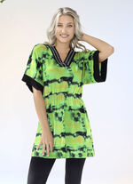 Fabelhaftes Longshirt in Batik-Optik 