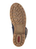 Rieker Schn&uuml;r-Bootie mit Klimamembrane DUNKELBLAU-GRAU