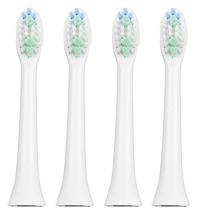 Zahnb&uuml;rstenaufs&auml;tze, 4er Set 