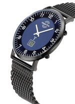 Master Time Funk-Herrenuhr mit Edelstahlband 