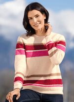 Pullover aus sehr flauschigem Garn 