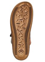 Gemini Pantolette aus Rind-Nappaleder SCHWARZ-COGNAC