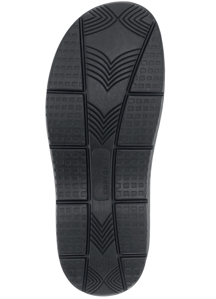 Gemini Pantolette aus hochwertigem Leder KASTANIE