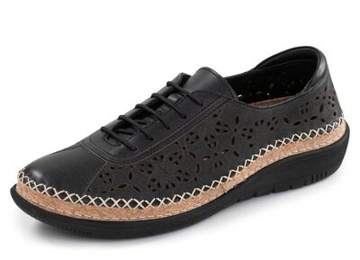 ELENA EDEN, sommerliche Damen-Schn&uuml;rschuhe, Weite H, mit herausnehmbarem Fu&szlig;bett 