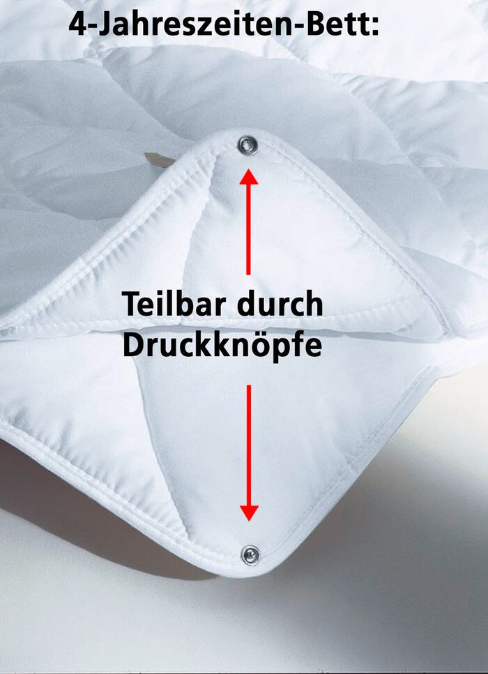 Bettwarenprogramm von f.a.n. mit aktiver Temperaturregulierung 