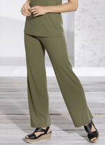 Supersofte Hose in bequemer Weite OLIV