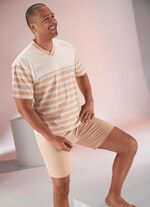 G&ouml;tting Shorty mit V-Ausschnitt, Naturfaser 