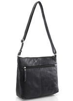 Laurina, Tasche, Damen, mit verstellbarem Umh&auml;ngeriemen SCHWARZ