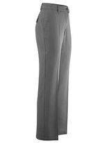 Hose mit r&uuml;ckw&auml;rtigen Dehnbundeins&auml;tzen GRAU MELIERT