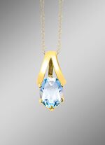 Anh&auml;nger mit Blautopas 