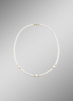 Halskette mit Süßwasser-Zuchtperlen 