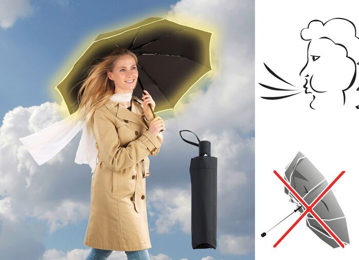 Sturm-Taschenregenschirm 