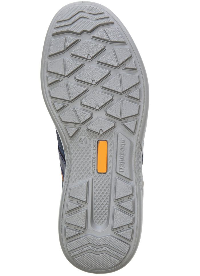 GINO GALANTE, bequeme Herren-Schn&uuml;rschuhe, Weite K, mit herausnehmbarem Fu&szlig;bett MARINE-COGNAC