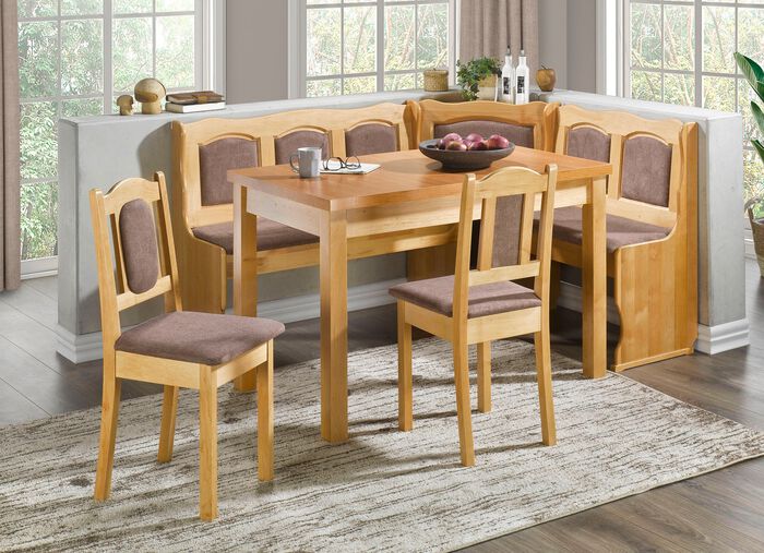 Bequeme Esszimmerm&ouml;bel mit angenehmem Stoffbezug 