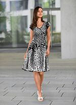 Kleid in Wickeloptik 