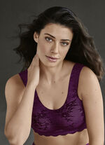 Superbequemer Anita BH aus elastischer Spitze VIOLETT