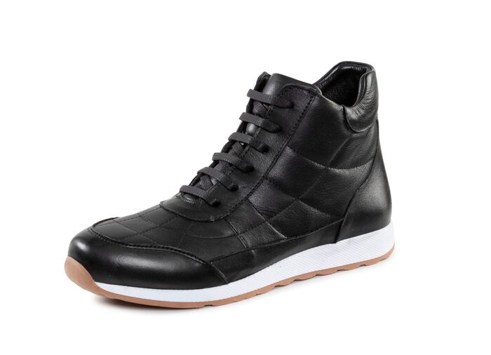 Andrea Conti Schn&uuml;r-Bootie mit trendiger Steppung 