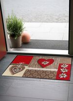 Fu&szlig;matte mit rutschhemmender R&uuml;ckseite 