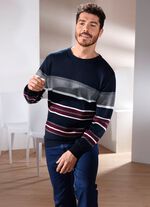 Rundhalspullover in 2 Farben 