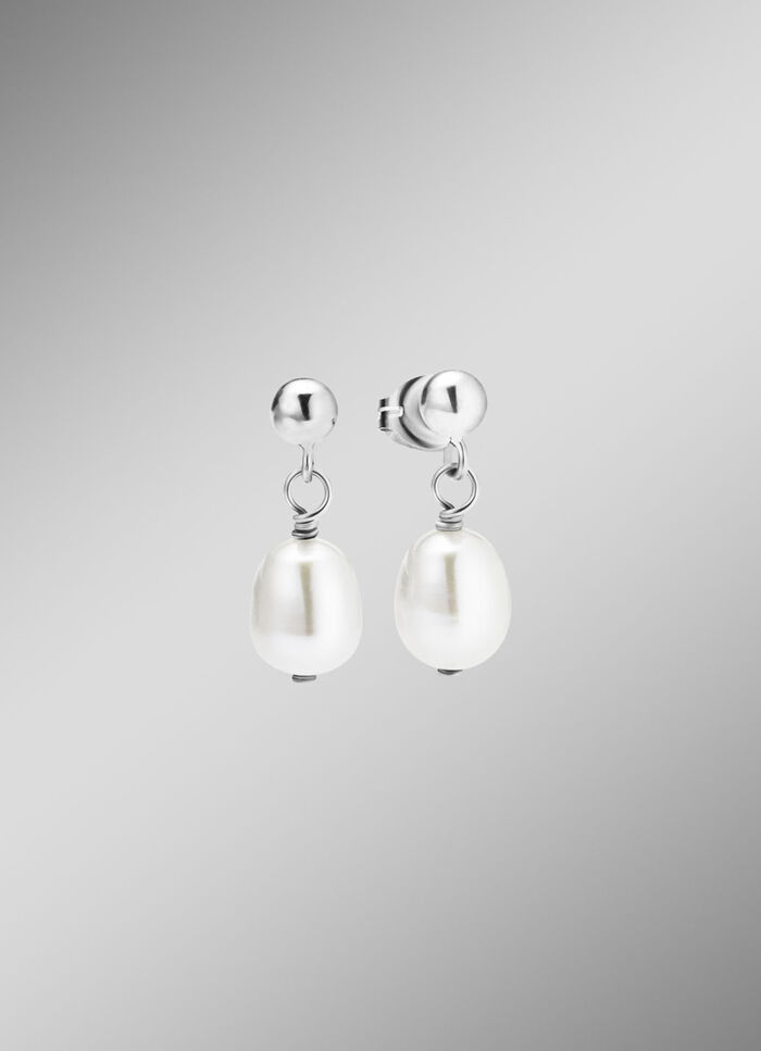 Ohrstecker mit Süßwasser-Zuchtperlen 