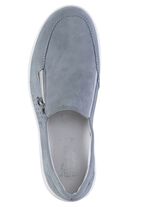 ELENA EDEN Slipper aus hochwertigem Veloursleder mit Zier-Perforation 