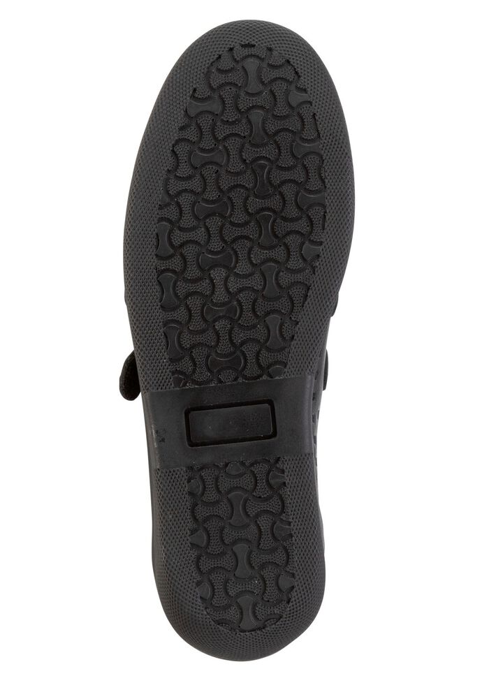 ELENA EDEN Klettschuh mit luftiger Perforation SCHWARZ