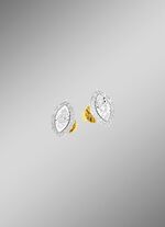 Ohrstecker mit 6 Brillanten und 40 Diamanten 