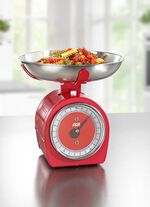 K&uuml;chenwaage im Retro-Design ohne Batterien 