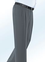 &bdquo;Klaus Modelle&ldquo;-Unterbauchhose mit Zieranh&auml;nger in 4 Farben MITTELGRAU MELIERT