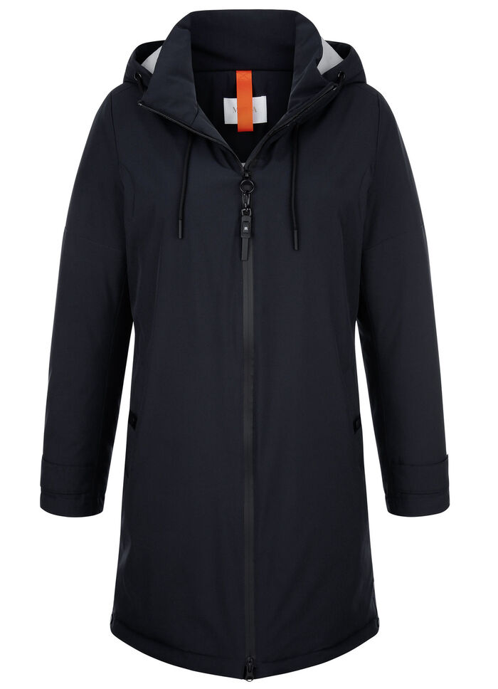 Funktionsjacke mit abnehmbarer Kapuze 