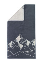 Frottier-Serie mit eingewebtem Bergpanorama GRANIT