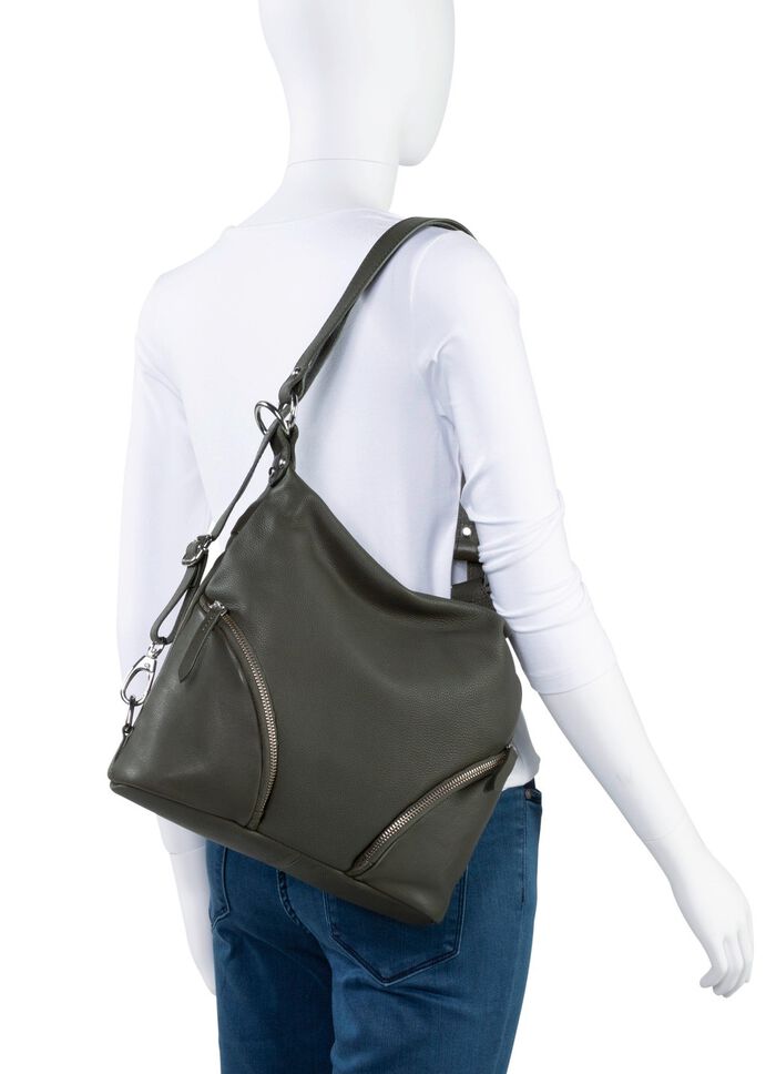 Laurina Tasche Kalb-Nappaleder KHAKI