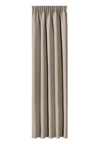 Energiespar-Verdunkelungsschals in Leinenoptik BEIGE