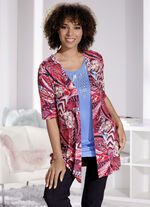 2-teiliges Set bestehend aus Shirtjacke und Tr&auml;gershirt 